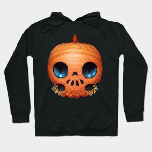 Pumpkin Skull Halloween Hoodie